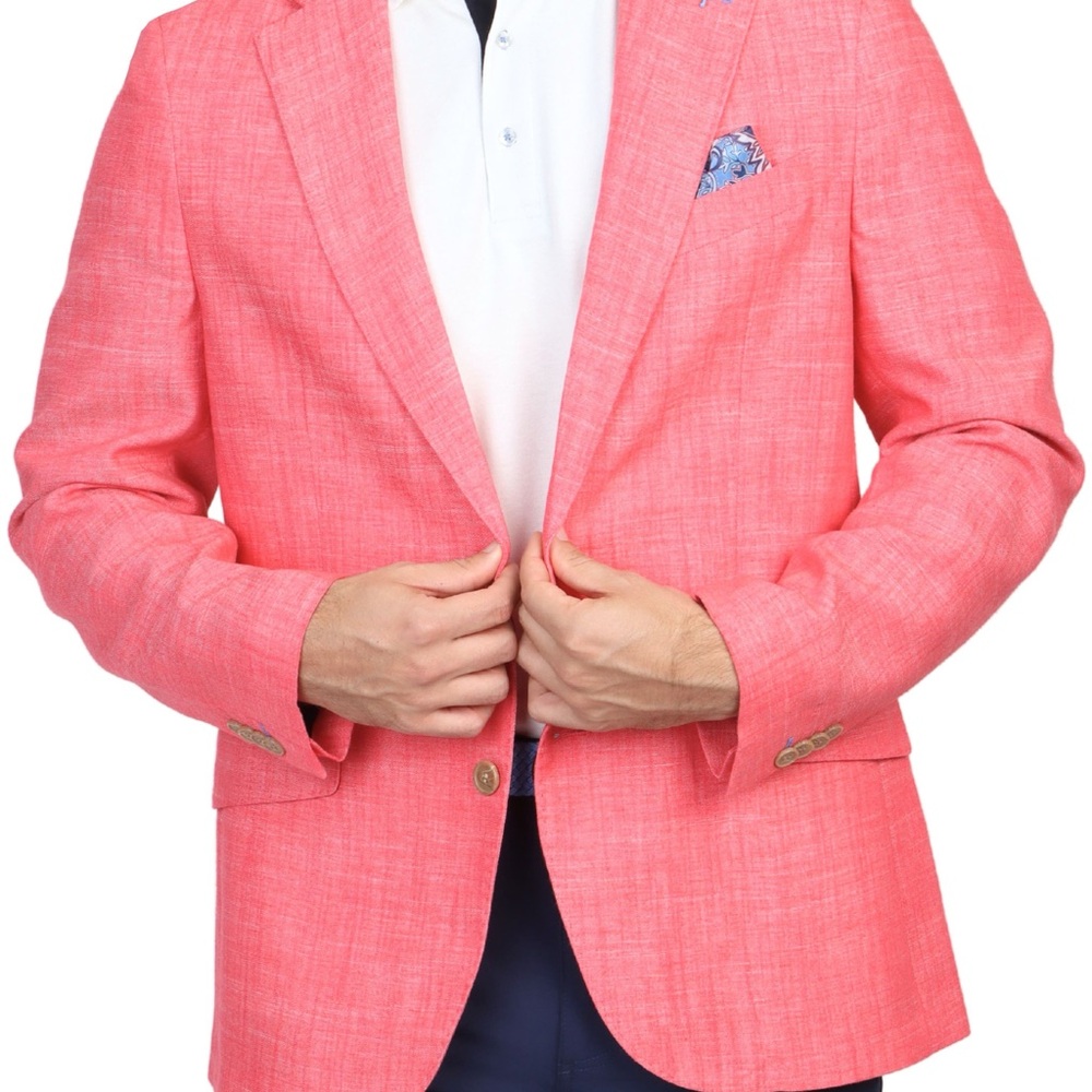 Tailorbyrd Vibrant Pink Blazer for Men